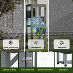 64Inch Outdoor Catio Cat Enclosure Large Cat House Cat Patio Grey for Backyard Garden and Patio