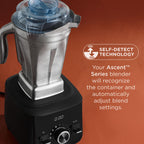 48 oz Stainless Steel Blender Container with Self Detect Technology BPA Free Replacement Jar