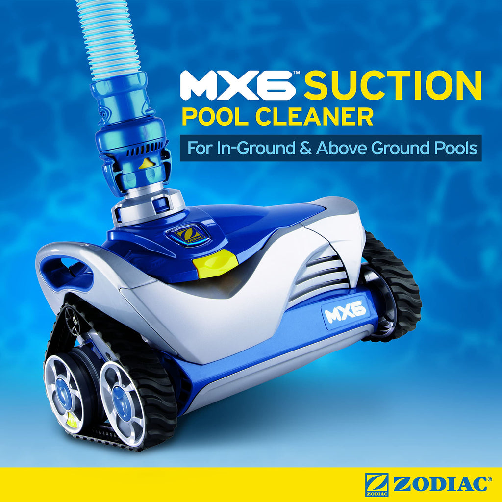MX6 suction side in ground pool cleaner with cyclonic suction automatic vacuum for swimming pools