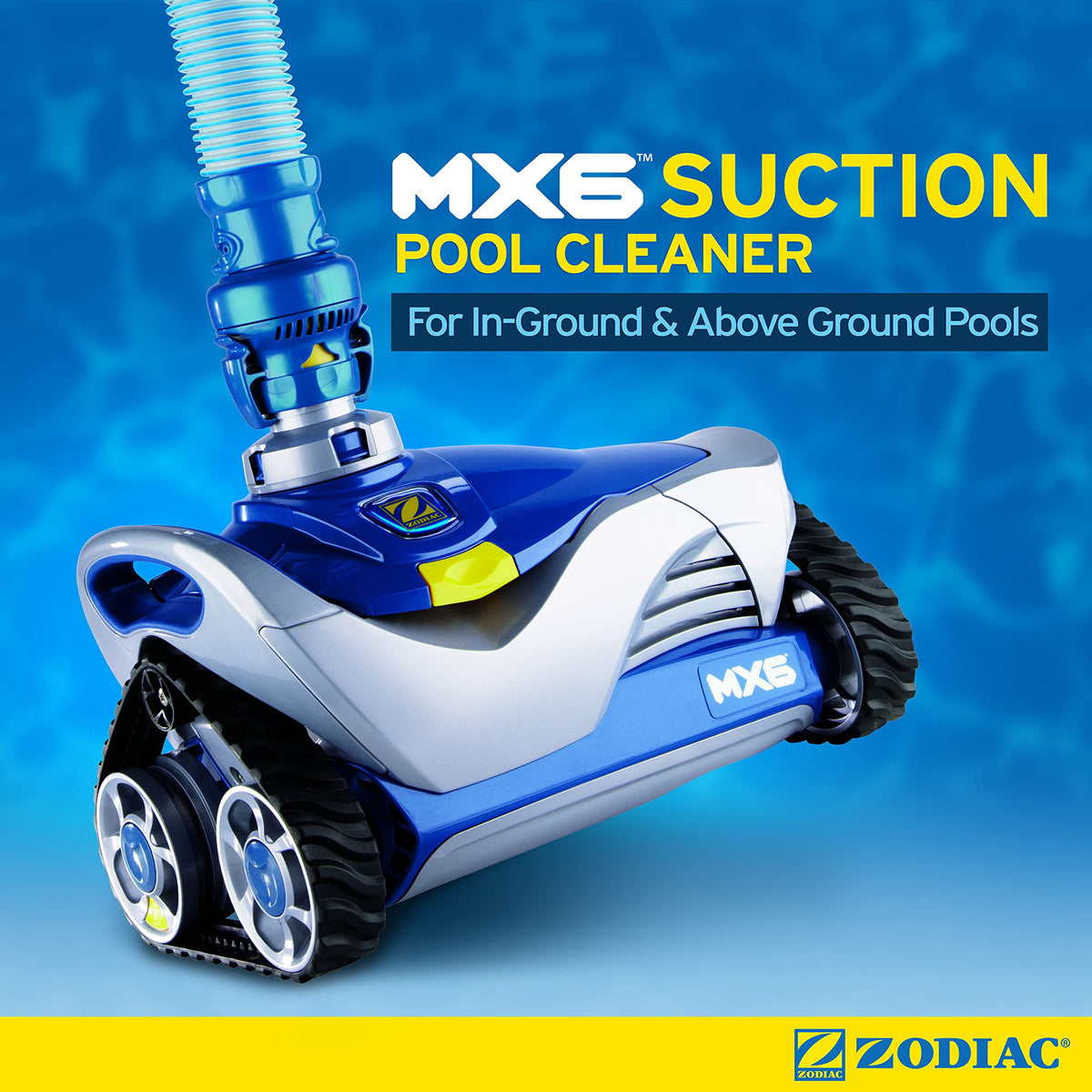 MX6 suction side in ground pool cleaner with cyclonic suction automatic vacuum for swimming pools