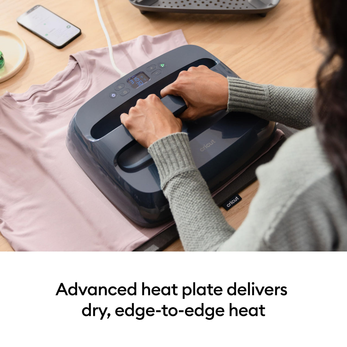 EasyPress SE Blue 12 x 10 Heat Press with EasyPress Mat 12 x 12 for DIY T Shirts and Crafts
