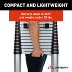 On The Go Portable Compact Telescoping RV Ladder for 5th Wheel RVs Travel Trailers and Motorhomes