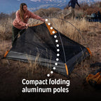 Grand Mesa 2P and 4P Backpacking Tent 3 Season Camping Thru Hiking Aluminum Pole Single Door Vestibule
