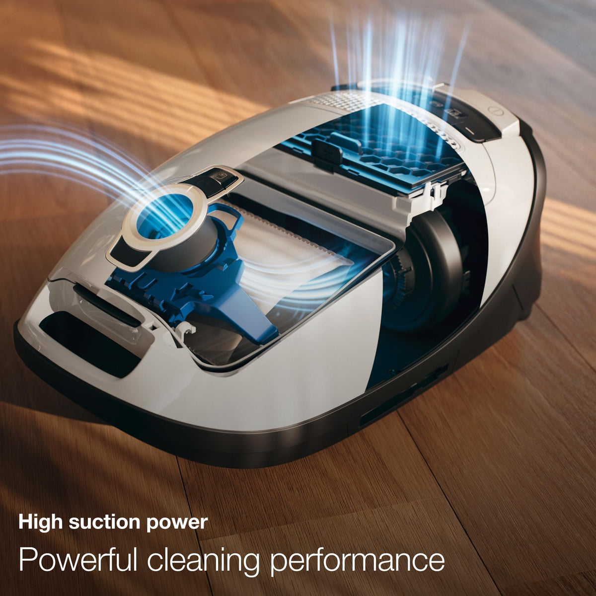 Bagged Canister Vacuum for Hard Floors and Low to Medium Pile Carpet