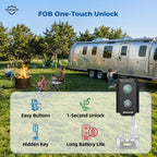 Keyless RV Door Lock for Trailers and Fifth Wheels, Camper Entry Replacement