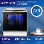 Portable Countertop Dishwasher, No Hookup Needed, Compact Design
