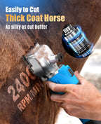 Professional horse clippers 2601 heavy duty grooming tool for livestock and farm animal care