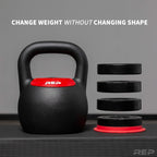 Adjustable Kettlebell Set for Home Gym Strength Training 16 kg 24 kg 40 lb Compact Steel Bell Ergonomic Handle