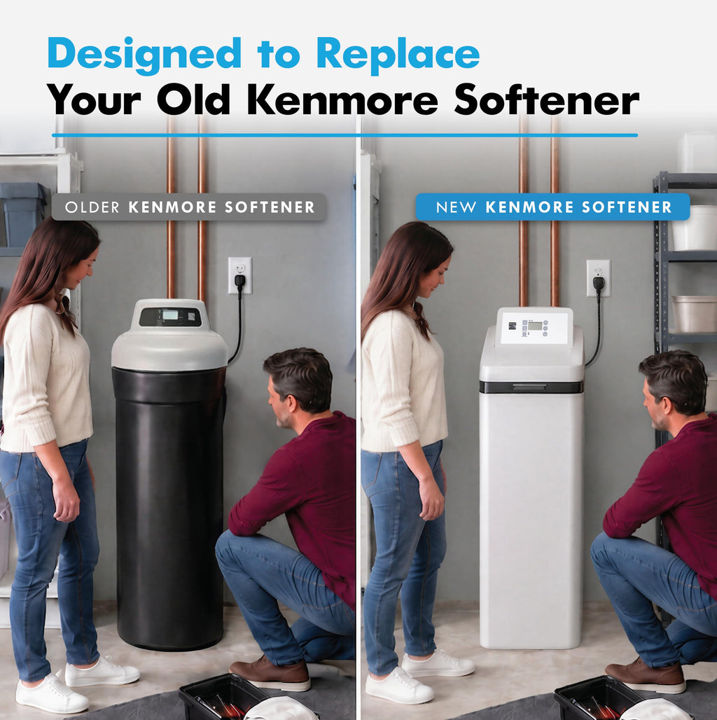 350 Whole House Water Softener System 32000 Grain High Capacity for Homes with 1 to 4 People