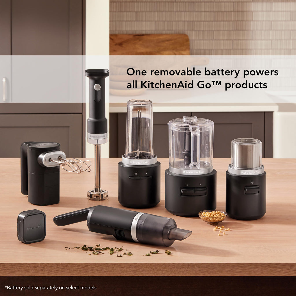 Go Cordless Hand Mixer with Battery Included Rechargeable Portable Electric Kitchen Mixer KHMR762