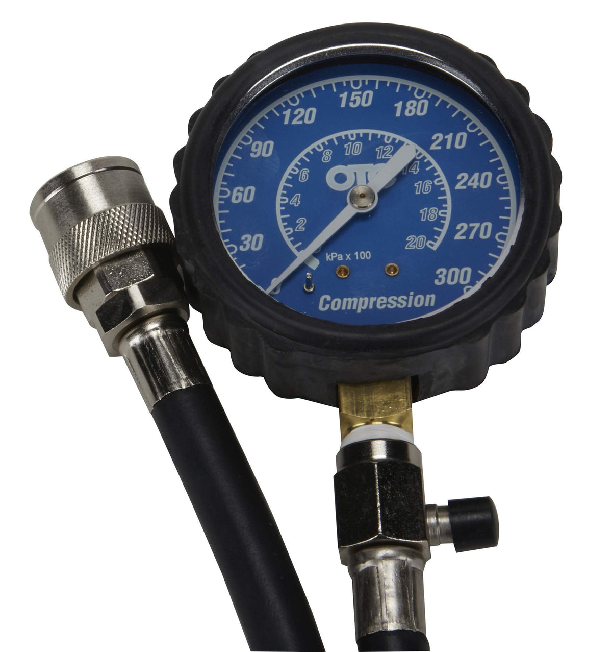 5605 Deluxe Compression Tester Kit for Gasoline Engines Complete Cylinder Pressure Diagnostic Tool