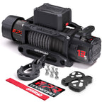 13500 lb Recovery Winch Synthetic Rope 2 Wireless Remotes IP68 Waterproof 12V for SUV Panther Series 3S