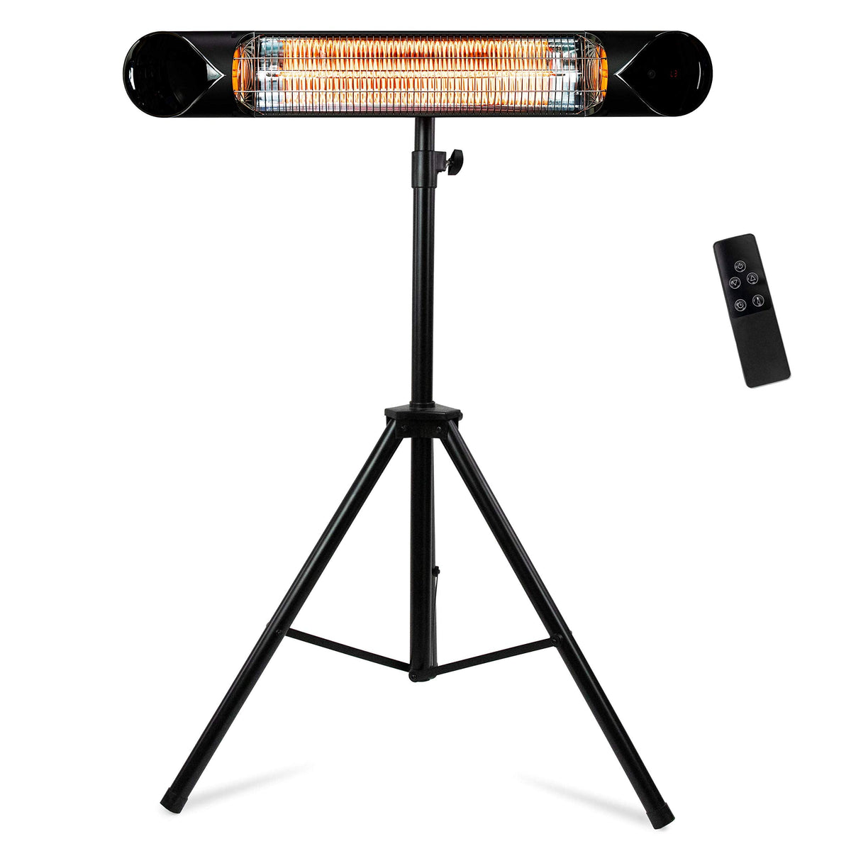 Infrared Electric Patio Heater Indoor Outdoor Portable Wall Garage Heater 1500W Stand Mount to Ceiling or Wall