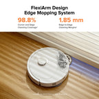 Robot Vacuum and Mop with 7,000 Pa Suction, Hot Water Mop Washing, Auto Dry, Qrevo Pro