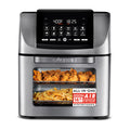 Air Fryer 14 Qt Rotisserie Oven with Window Stainless Steel Large Capacity for Family Meals