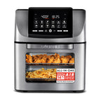 Air Fryer 14 Qt Rotisserie Oven with Window Stainless Steel Large Capacity for Family Meals
