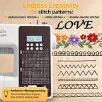 Computerized Sewing and Quilting Machine Model 1130 with 300 Built In Stitches for Home DIY Projects