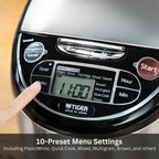 5.5 Cup Micom Rice Cooker and Warmer with Steamer Tray, JAX-T10U-K