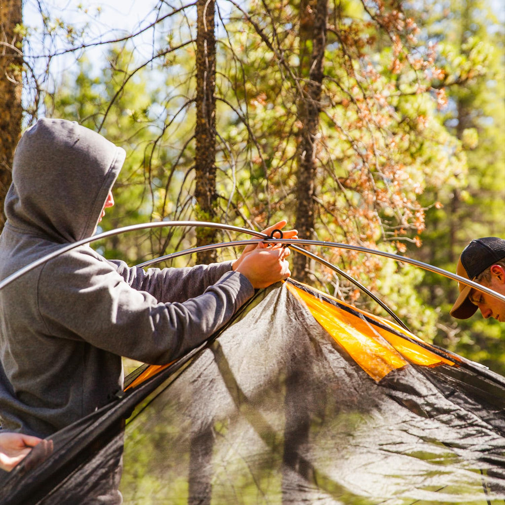Grand Mesa 2P and 4P Backpacking Tent 3 Season Camping Thru Hiking Aluminum Pole Single Door Vestibule
