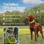 Collar 5 GPS wireless dog fence midnight waterproof smart training collar for dogs with GPS tracking