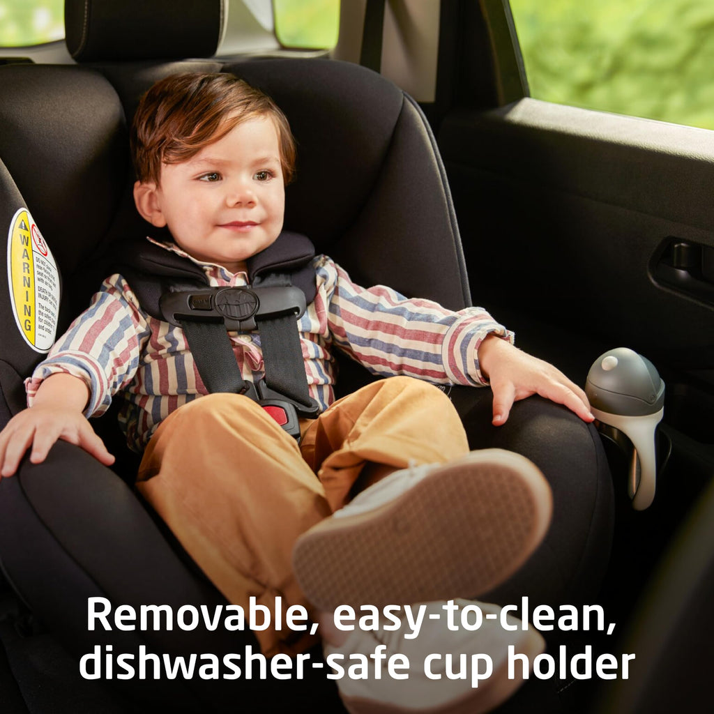 Romi 2 in 1 Convertible Car Seat Rear Fwd Facing 5 to 40 30 to 50 lbs Lightweight Latch Washable Sea Shadow