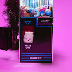 Claw Machine with 3 Levels of Difficulty and Ceiling Light for Arcade Game Room Home Entertainment