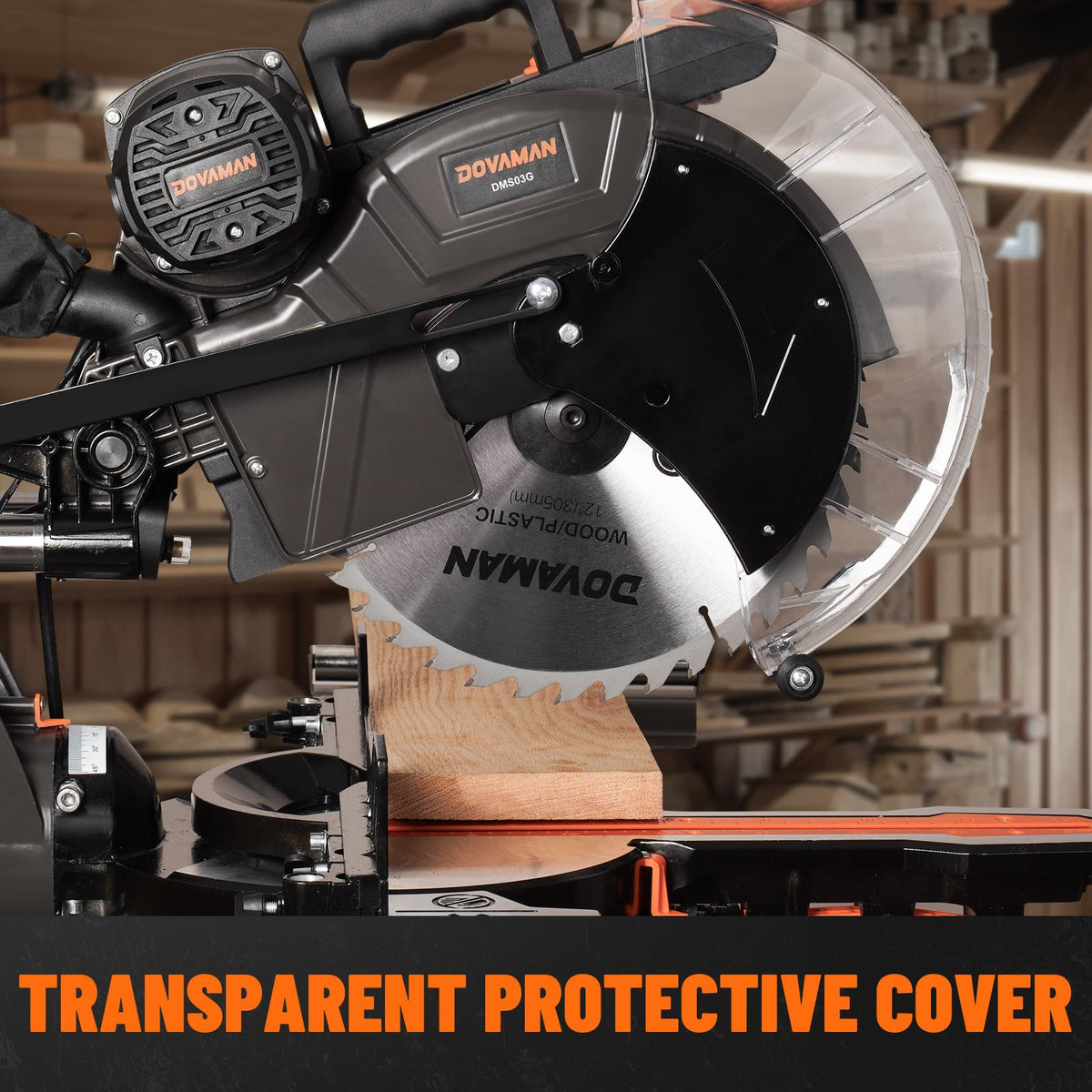 12 Inch Dual Bevel Sliding Compound Miter Saw 15 Amp Power Tool for Woodworking and DIY Projects