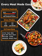 Bravo XL Pro air fryer toaster oven with improved 100 percent super convection oven technology
