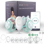 Stride app control breast pump hands free wearable ultra quiet electric 2 modes 10 settings 5oz