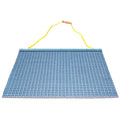 Heavy Duty Lawn Leveling Drag Mat with Durable Steel Mesh and Tow Rope for Yard and Garden Care