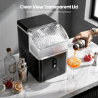 Nugget Ice Maker Countertop 35lbs per Day Portable Pebble Ice Machine for Home Kitchen Office Bar