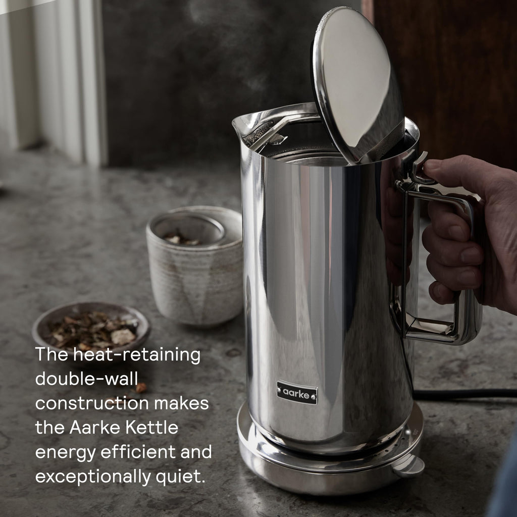Electric stainless steel tea kettle 1.2L 40oz steel water boiler for home kitchen tea coffee