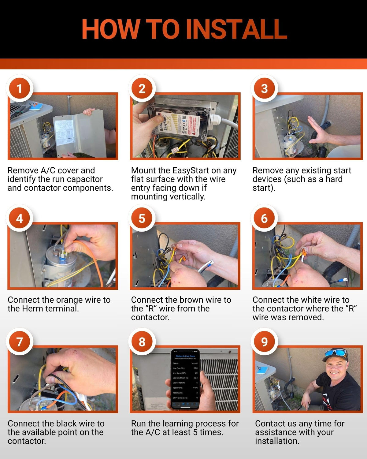 EasyStart Flex 398 Soft Start Kit for Home and RV Air Conditioner Energy Saving Easy Install