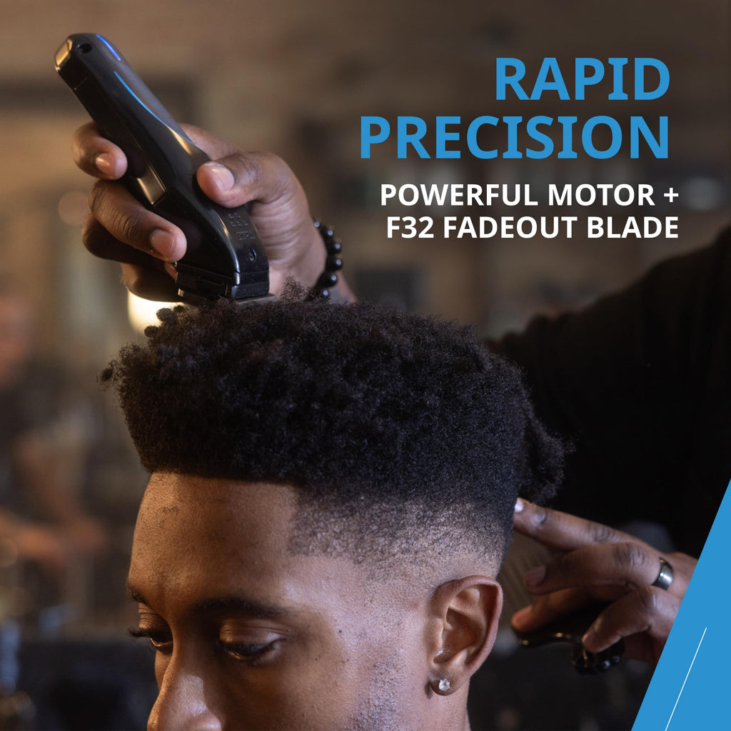 5 Star Vapor Cordless and Corded Hair Clipper with F32 Fadeout Blade Barber Grooming Tool