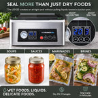 USV20 Chamber Vacuum Sealer Machine High Volume 11.5 Inch Commercial Vacuum Sealer for Food Packaging