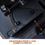 R355CPS 14 inch multi purpose chop saw cuts metal plastic wood miter cut up to 45 degrees TCT blade included
