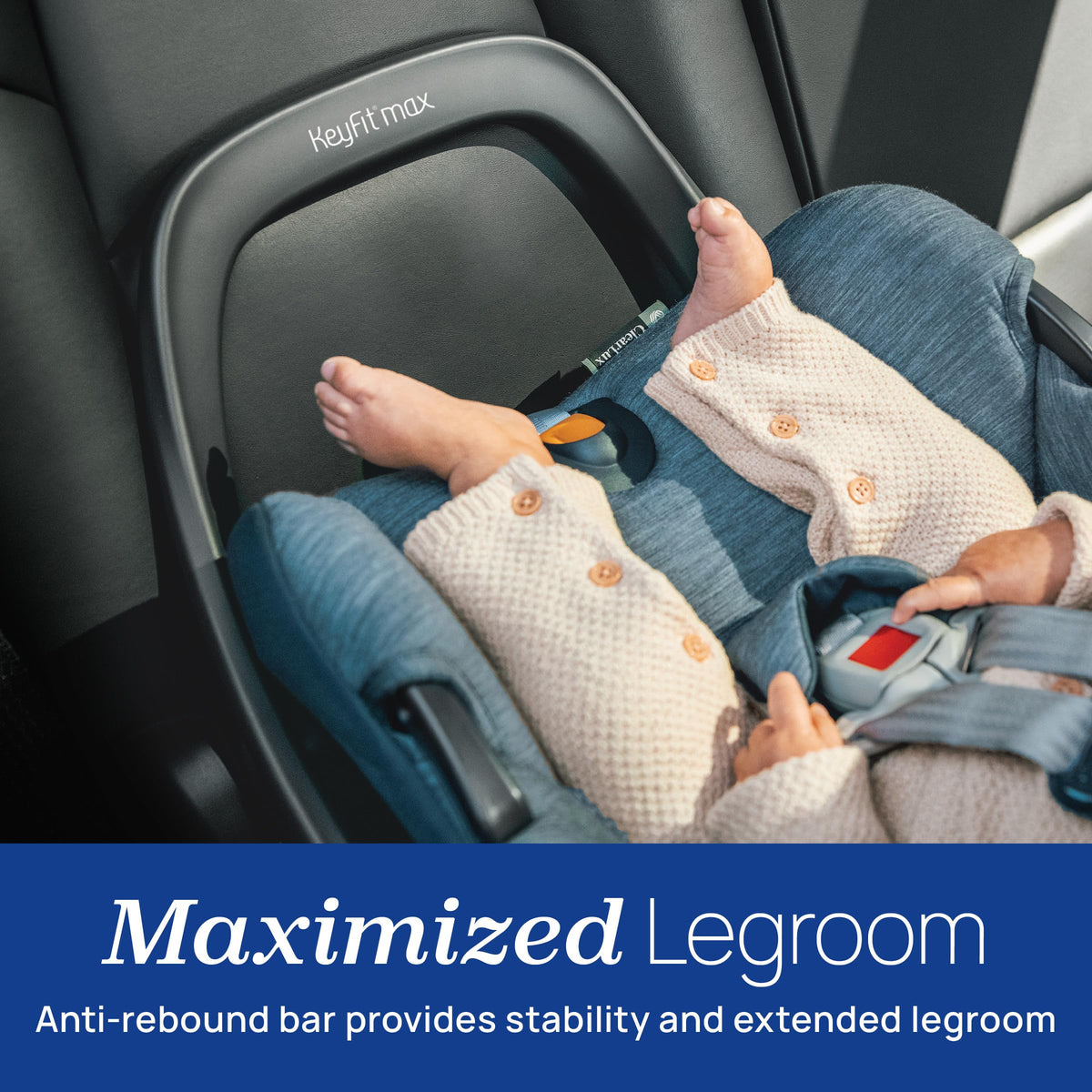 KeyFit Max Rear Facing Infant Car Seat Base with Adjustable Recline and Easy Latch Installation