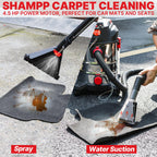 Wet Dry Upholstery Shampoo Vacuum Cleaner, 5 Gallon, 4.5 Peak HP, 3-in-1
