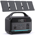 300W Portable Power Station with 30W Solar Panel for Camping Outdoor Emergency Home Backup