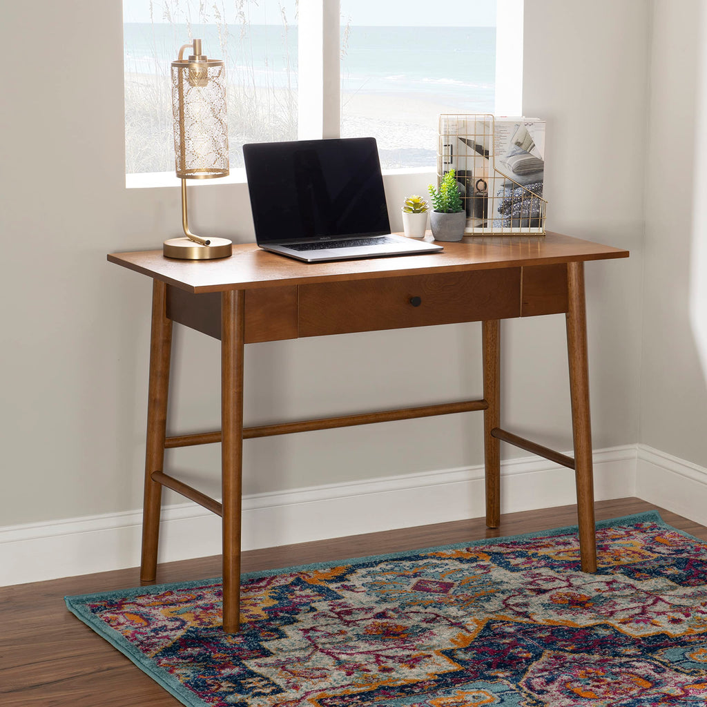 Mid Century Walnut Writing Desk for Home Office, Melissa