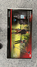 Simplex Ultra Waterproof Metal Detector with Carbon Fiber Shaft and 11 inch Search Coil for Treasure Hunting