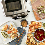 Deep Fryer with Basket 3.5L 1700W Oil Filtration Temperature Control Easy Clean Home Kitchen