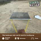 Heavy Duty Lawn Leveling Drag Mat with Durable Steel Mesh and Tow Rope for Yard and Garden Care