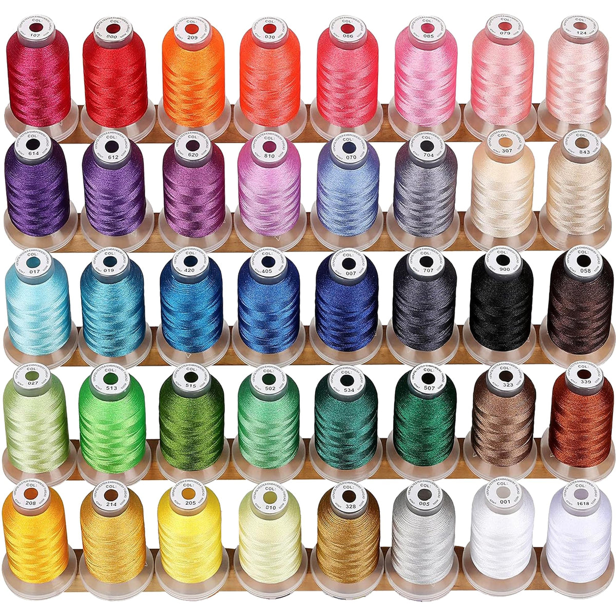 SE700 Combo Embroidery Sewing Machine with 4 Embroidery Hoops Embroidery Thread Set Accessories