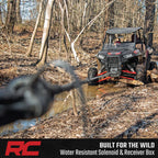 4,500 LB UTV ATV Winch ProSeries 1.4HP Electric 50 Ft Synthetic Rope Remote Waterproof 12V Off Road Recovery