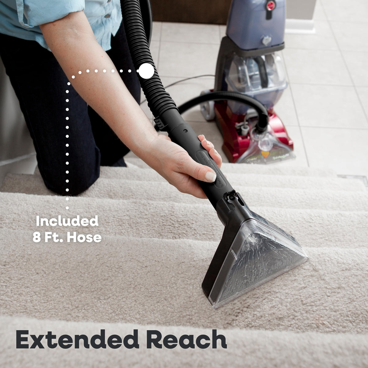 PowerScrub Deluxe Carpet Cleaner Machine with Pet and Upholstery Tools for Deep Home Cleaning
