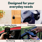 Keybox 3 smart lock box key safe Airbnb sync iOS Android remotely generate Bluetooth keys PIN codes offline