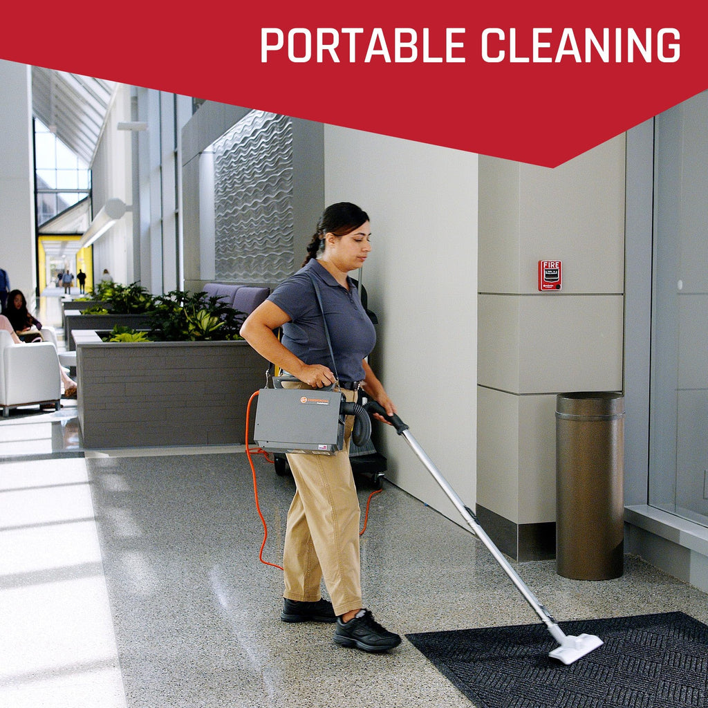 Commercial PortaPower Lightweight Canister Vacuum Cleaner for Home Office Car Detailing and Pet Hair