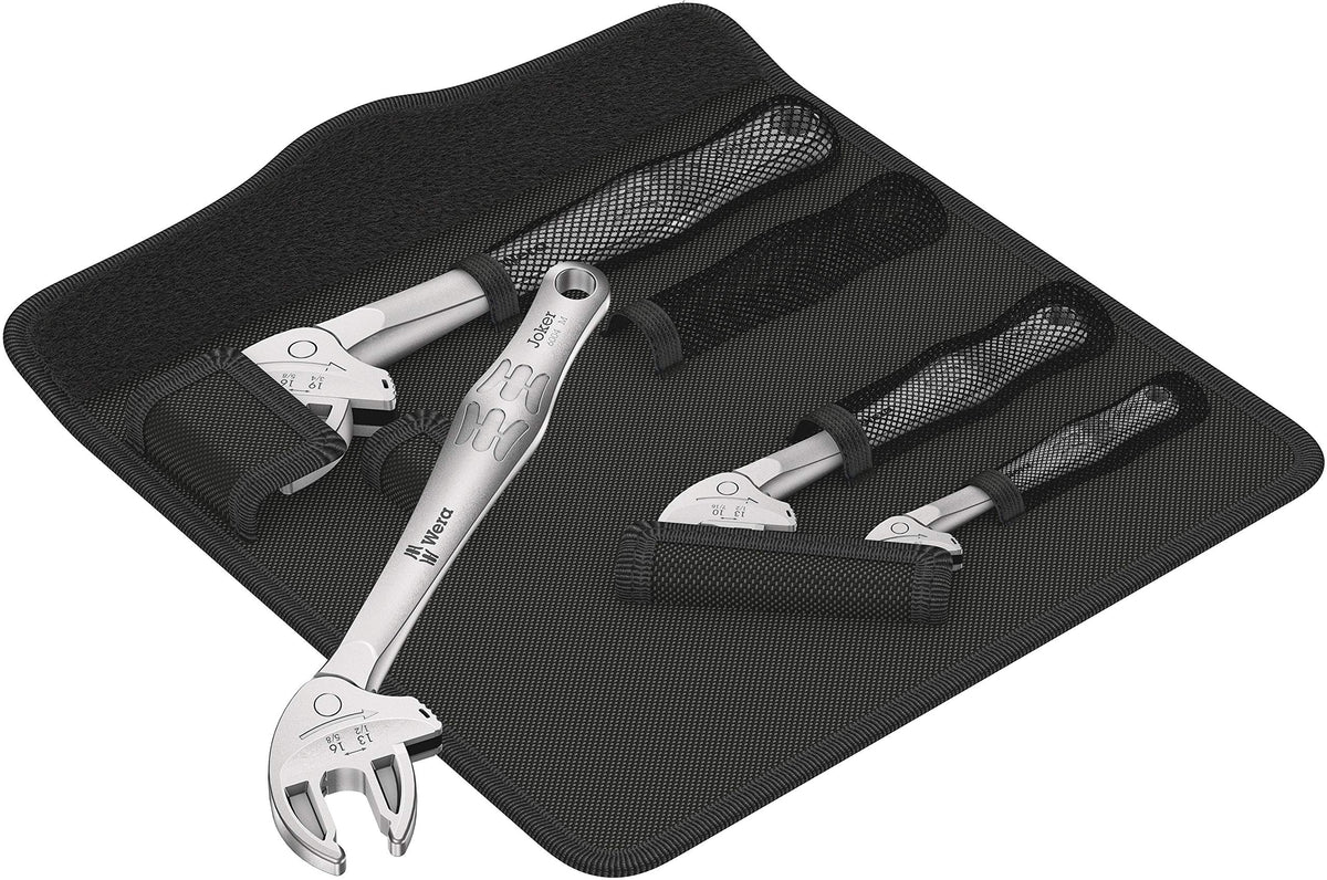 6004 Joker 4 Set 1 self setting spanner set 4 piece adjustable wrench set for home and workshop