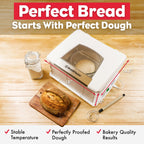 Folding Proofer and Slow Cooker Proofer Version for Bread Dough Fermentation and Food Dehydration